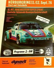 11./12. Sept.76 ADAC Bilstein Super Sprint  Nürburgring PROGRAMMHEFT å III04 å