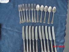 10  Messer,  7  Gabel,  5 Löffel,  Obstbesteck , kleines Besteck WMF Modell 600