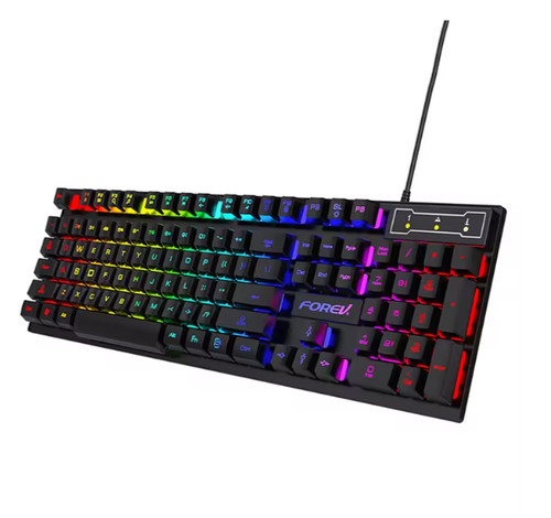 Rgb gaming tastatur usb 104 - rgb,