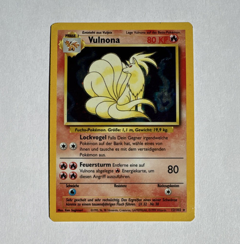 Pokémon vulnona 102 - pokémon, 12/102