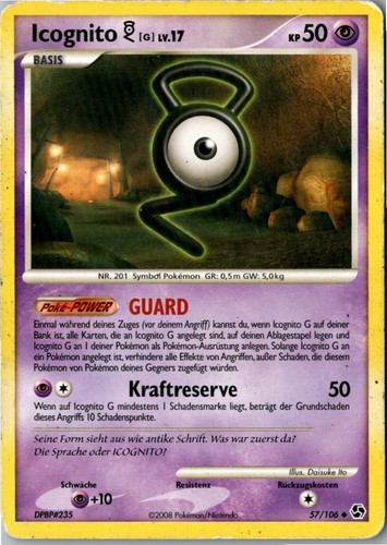 Pokemon icognito 106 - icognito, 57/106