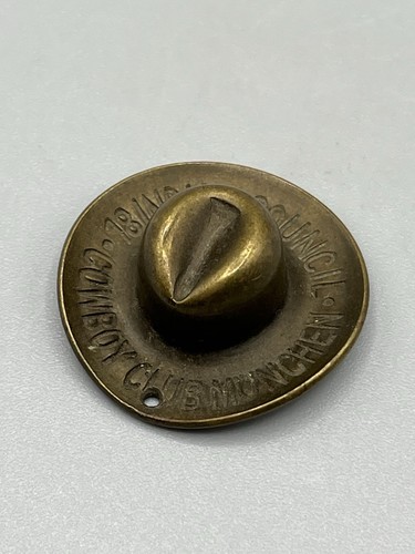 Bronze cowboyhut abzeichen - bronze,