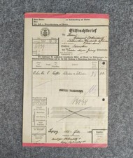 Eilfrachtbrief 1908