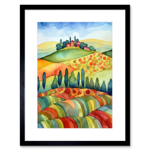 Landschaft der toskana - der,