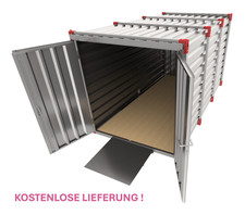 6m - Der Originale TÜV KOVOBEL Blech- Lager- und Baucontainer in 5 Längen, NEU !