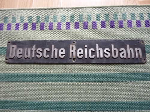 Lokschild deutsche reichsbahn - lokschild,