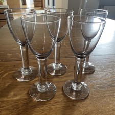 Gunther Lambert 5 Mundgeblasene Wein-Gläser Mit Stiel