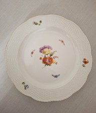 18136/ KPM BERLIN - SPEISETELLER - ALTOSIER - BLUMEN - INSEKTEN - 1. WAHL (6)