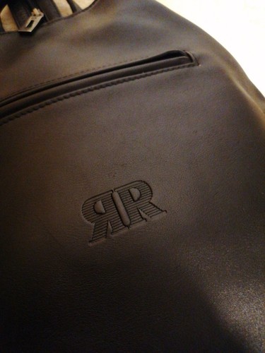 Echt leder rucksack - ,