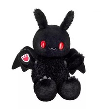 Hot 14'' Black Moth Man Plush Doll Soft Stuffed Animal Halloweentoy Gift New