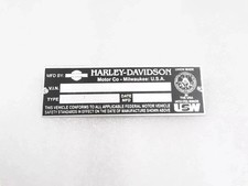 Typenschild für harley - fÜr,