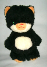 DDR Sonni Katze Plüschier alt Sonneberg Tier schwarz weiss Kater Hallowween