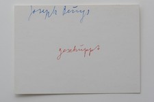Joseph beuys karte - :,
