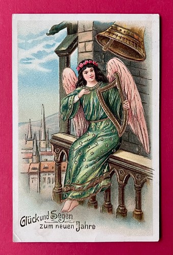 Glückwunsch neujahr 1907 - ak,