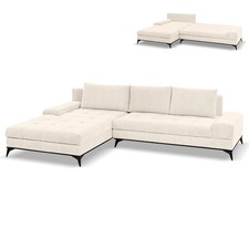 Ecksofa - creme -