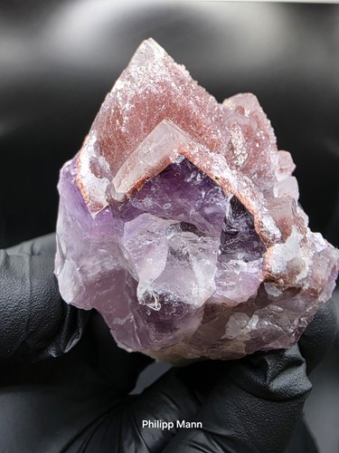 Amethyst mit hämatit - mit, aus