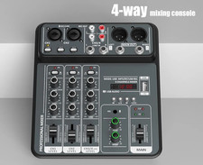 4 Kanal Audio Mixer mit 48V