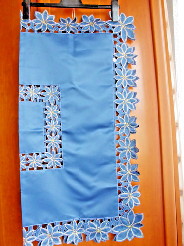 Tischdecke mitteldecke blau - tischdecke,, mitteldecke,