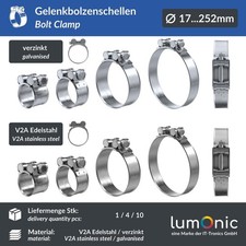Gelenkbolzenschelle 252mm - gelenkbolzenschelle, 17-252mm