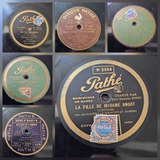 Schellackplatten Konvolut 6x