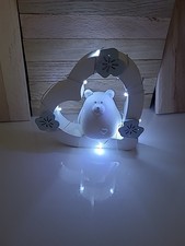    Glücksbär Herz mit Licht