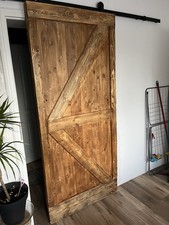 Schiebetür Scheunentor Massivholz 90 * 210 CM