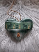 Herz stoffherz hirsch tanne - herz,