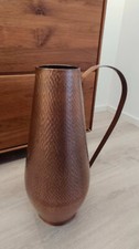 Kupfer Bodenvase Massiv