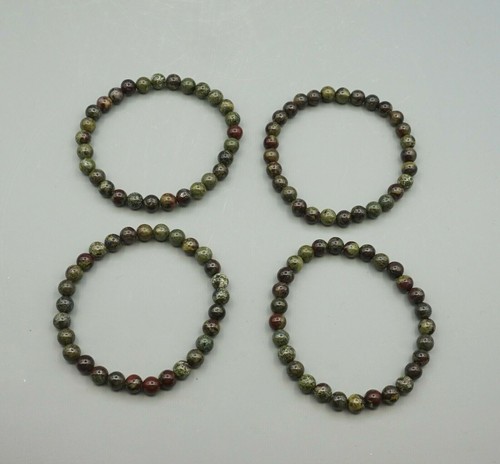 Drachenblutjaspis armband - drachenblutjaspis, ca
