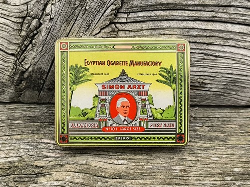 Vintage german cigarette tin - german,
