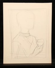 Köthe, Fritz - Studie - Unikat - Bleistiftzeichnung auf Papier