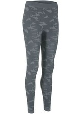 Sport-Stretch-Leggings Gr 40/42 Anthrazitgrau Camouflage Damenpants Neu*