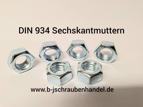 Din 934 8 - -, sechskantmuttern