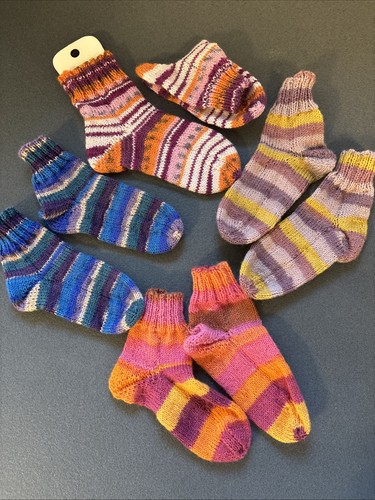 Handgestrickte socken gr - handgestrickte,