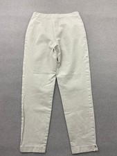 Vanilia Vintage Hose Damen 40 L Weiß Beige Stretch Schrittlänge 67 cm