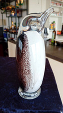 Große schwere Glas Skulptur -