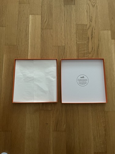 Hermès schal box leer mit - box,