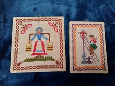 2 Kreuzstich Bilder Stickbild
