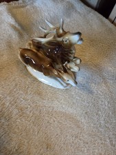 Porzellanfigur Hirsch und