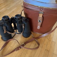 Fernglas New Pearl mit Lederkoffer 10x50 vintage