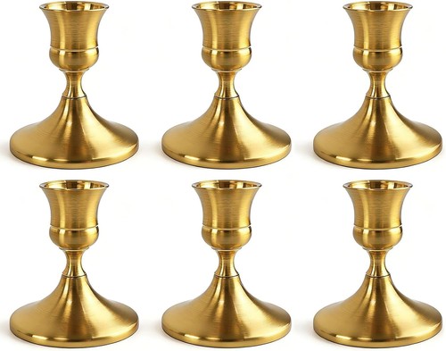 Kerzenständer messing gold - messing,