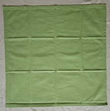 Tischdecke, Mitteldecke „Teflon Fleckschutz grün“ ca. 85 cm, BW/Poly., gebr.