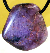 Echter RUBIN  Trommelstein