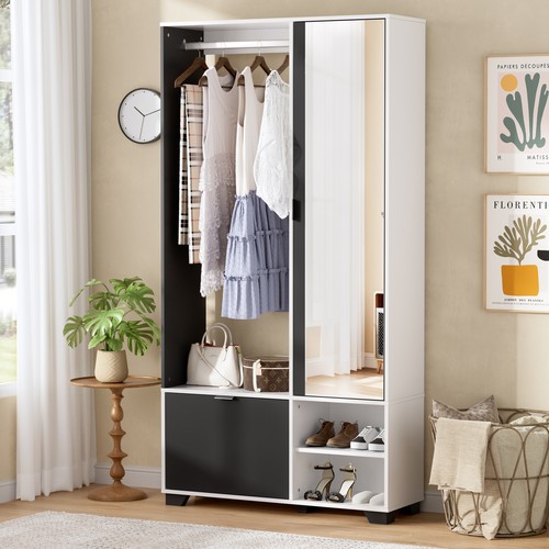 Kleiderschrank mit spiegel - kleiderschrank,