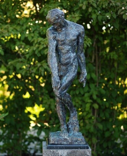 Bronzefigur adam von - von, rodin