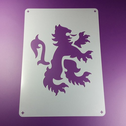 Schablone löwe heraldik - löwe,