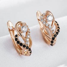 Elegante Luxus Ohrringe Creole