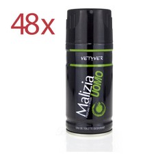 Malizia uomo vetyver 48x - malizia, 150ml