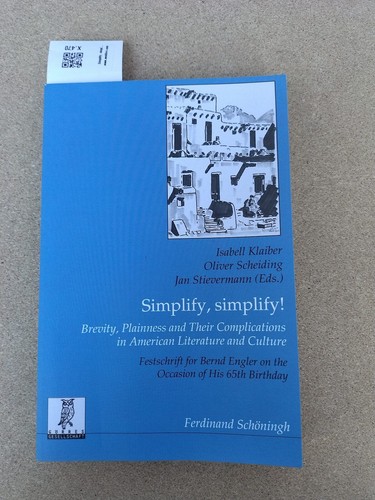 Simplify klaiber - simplify,, simplify!