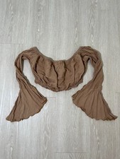 Womens top brown - top, small